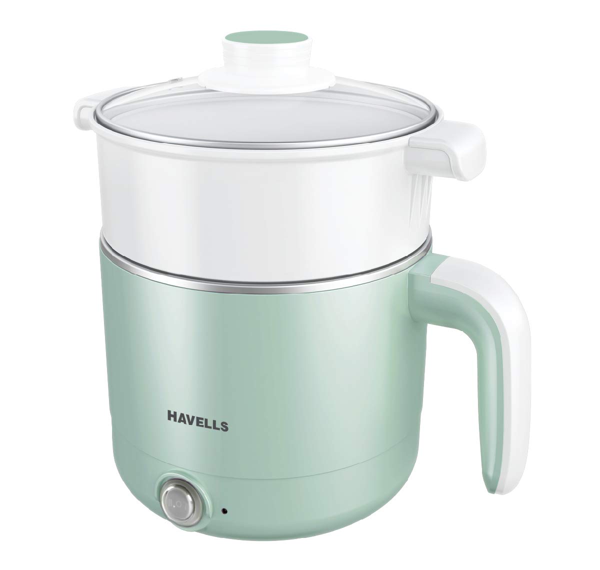 Havells Capture 1.2 L Multi-Cook Electric Kettle with Steamer | 650W